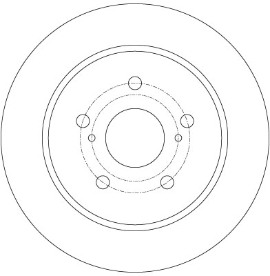 Bremsscheibe - DF6173 TRW