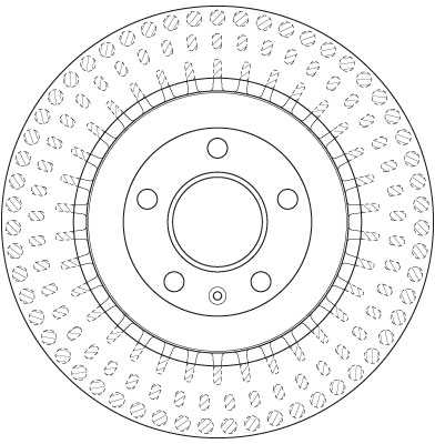 Brake Disc - DF6175S TRW