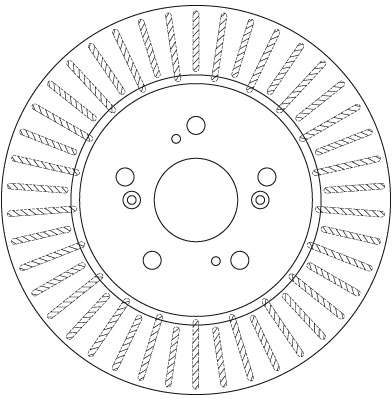 Brake Disc - DF6180S TRW