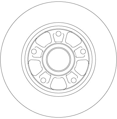 Bremsscheibe - DF6182 TRW