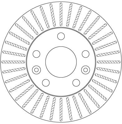 Brake Disc - DF6200 TRW