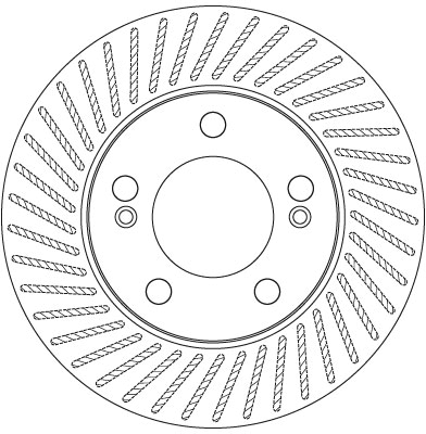 Brake Disc - DF6205 TRW