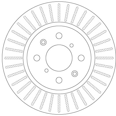 Bremsscheibe - DF6232 TRW