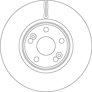 Bremsscheibe - DF6233S TRW