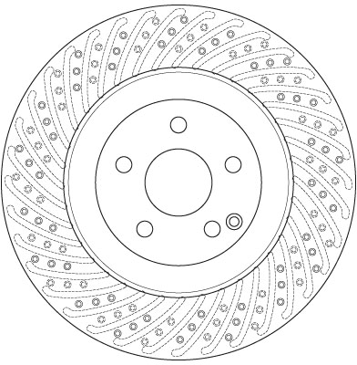 Brake Disc - DF6242S TRW