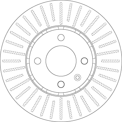 Brake Disc - DF6252 TRW