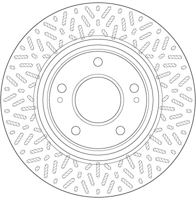 Bremsscheibe - DF6259 TRW