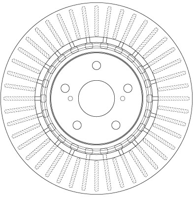 Brake Disc - DF6265 TRW
