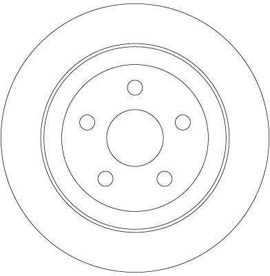 Bremsscheibe - DF6282 TRW