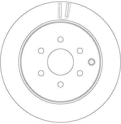 Brake Disc - DF6289 TRW