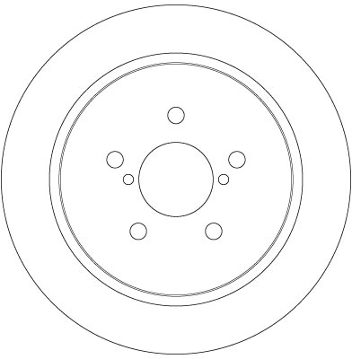 Brake Disc - DF6290 TRW
