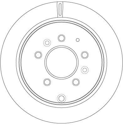 Brake Disc - DF6291 TRW