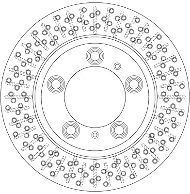 Brake Disc - DF6298S TRW