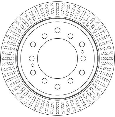 Bremsscheibe - DF6342 TRW