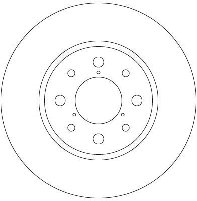 Bremsscheibe - DF6347 TRW