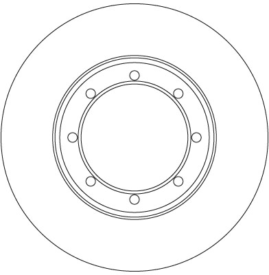 Bremsscheibe - DF6372 TRW