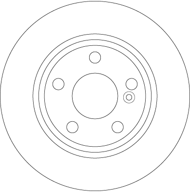 Bremsscheibe - DF6376 TRW