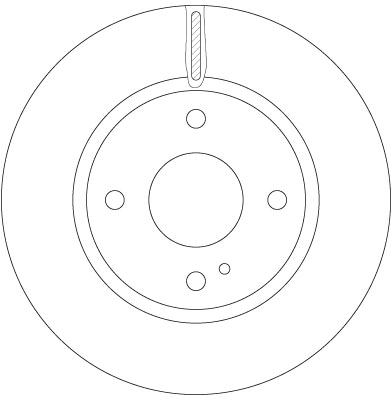 Brake Disc - DF6399 TRW