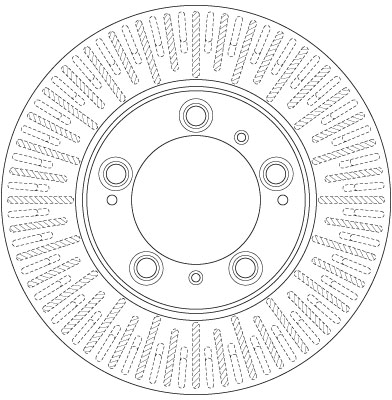 Bremsscheibe - DF6411 TRW