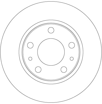Brake Disc - DF6412 TRW