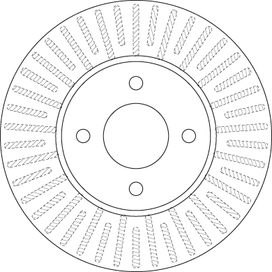Brake Disc - DF6430 TRW