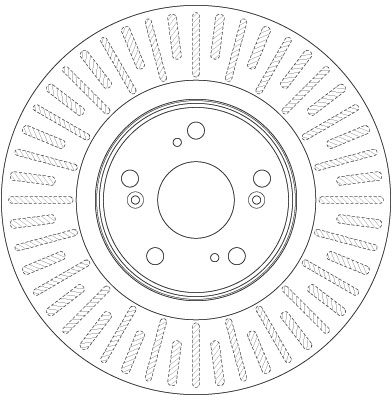 Brake Disc - DF6437 TRW