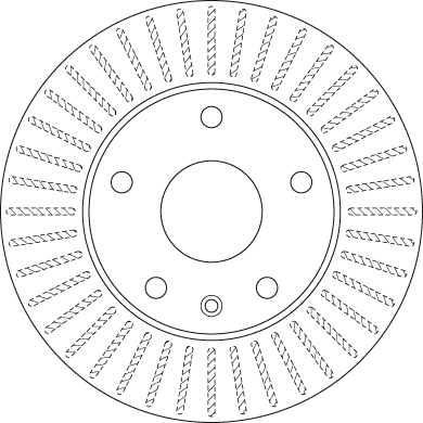 Bremsscheibe - DF6441 TRW