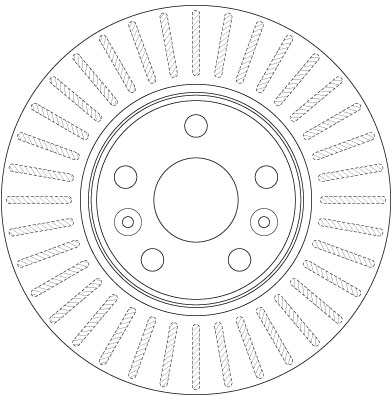 Bremsscheibe - DF6448 TRW