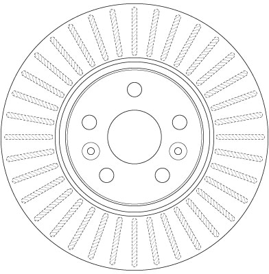 Bremsscheibe - DF6449 TRW