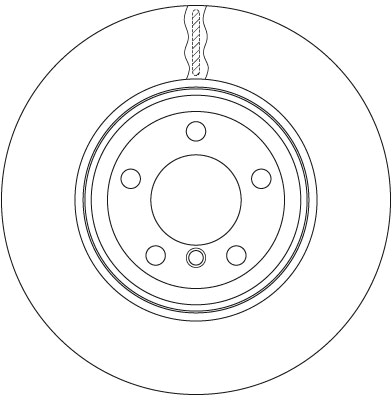 Bremsscheibe - DF6471 TRW