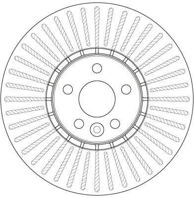 Brake Disc - DF6472S TRW