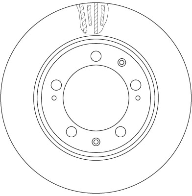 Bremsscheibe - DF6484S TRW