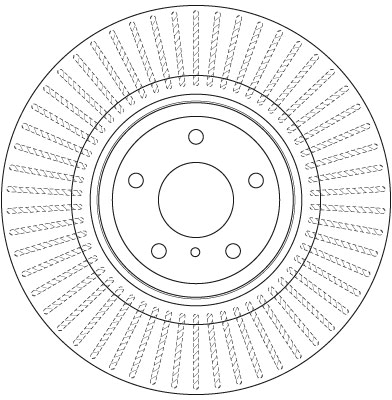 Bremsscheibe - DF6498S TRW