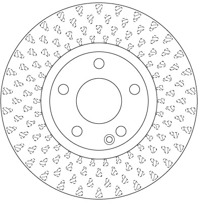 Bremsscheibe - DF6501 TRW