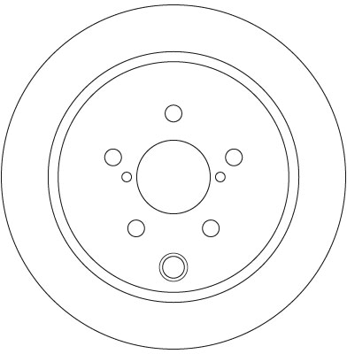 Brake Disc - DF6503 TRW