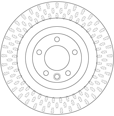 Discofreno - DF6505S TRW