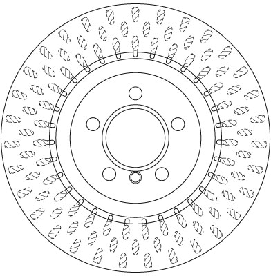 Brake Disc - DF6506S TRW