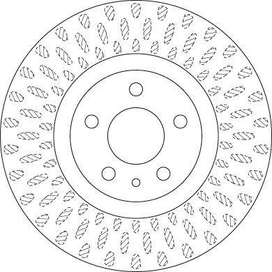 Brake Disc - DF6522 TRW