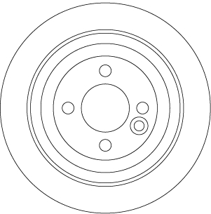 Bremsscheibe - DF6523 TRW