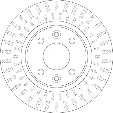 Bremsscheibe - DF6534 TRW