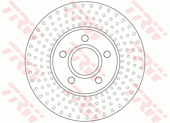 Brake Disc - DF6536 TRW
