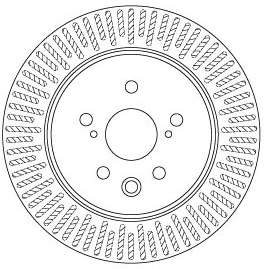 Brake Disc - DF6691 TRW