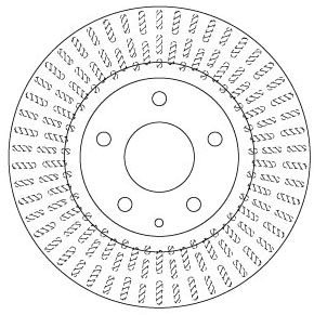 Brake Disc - DF6731 TRW