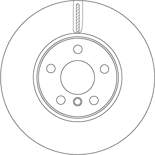 Bremsscheibe - DF6747S TRW