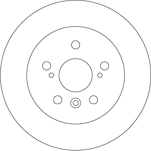 Brake Disc - DF6760 TRW