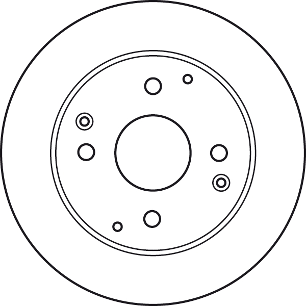 Bremsscheibe - DF7249 TRW
