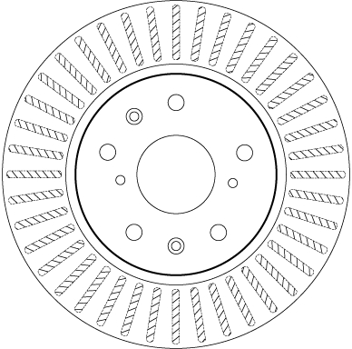 Bremsscheibe - DF7398 TRW