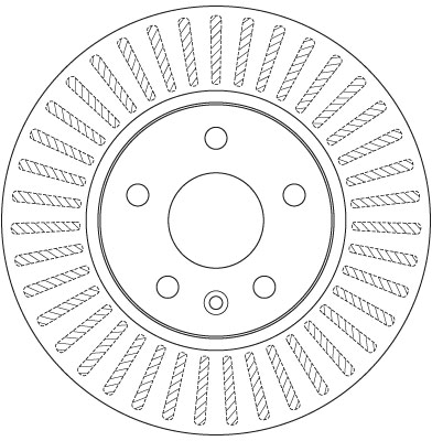 Bremsscheibe - DF7475 TRW