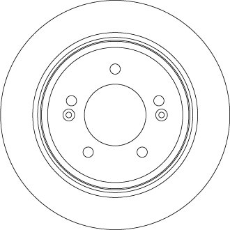 Brake Disc - DF7953 TRW