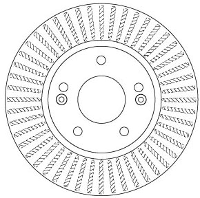 Bremsscheibe - DF8056 TRW